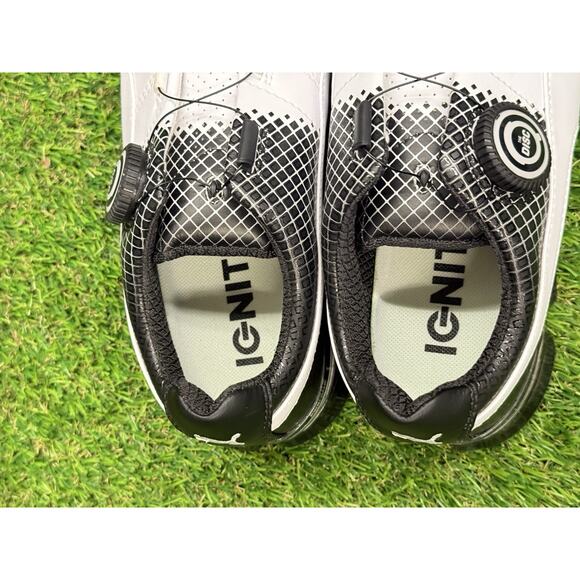 Puma TitanTour Ignite Disc Golf Shoes | White/Black | 7.5 US | Special Edition - Picture 6 of 8